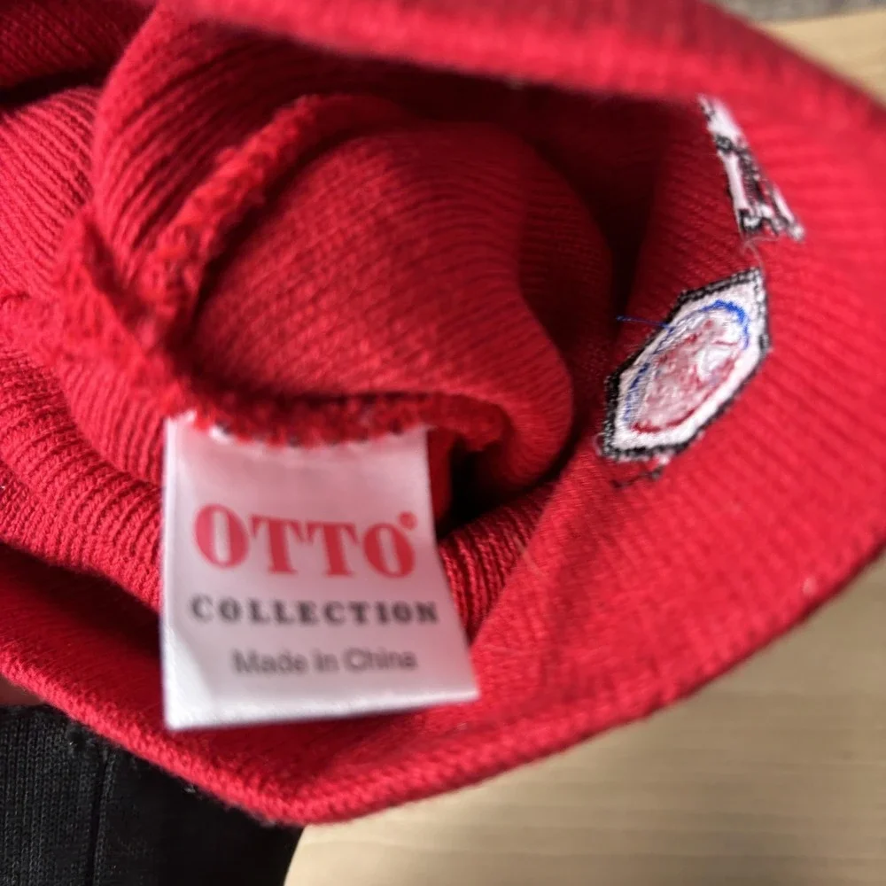 Matco Tools Hat Beanie Red Knit‎ Embroidered Logo Mens Winter Otto Collection